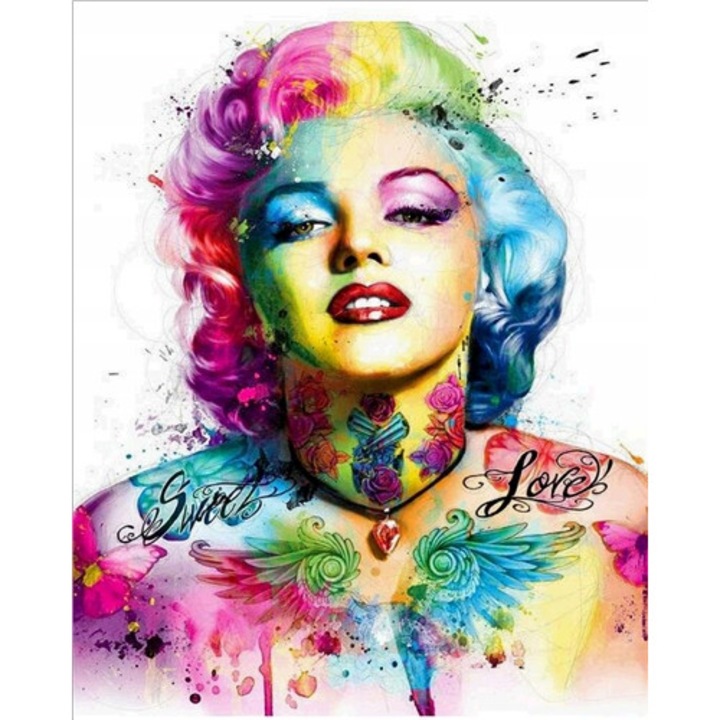 Set de broderie cu diamante 5d, Pictura cu diamante 30x40cm, model 28644330