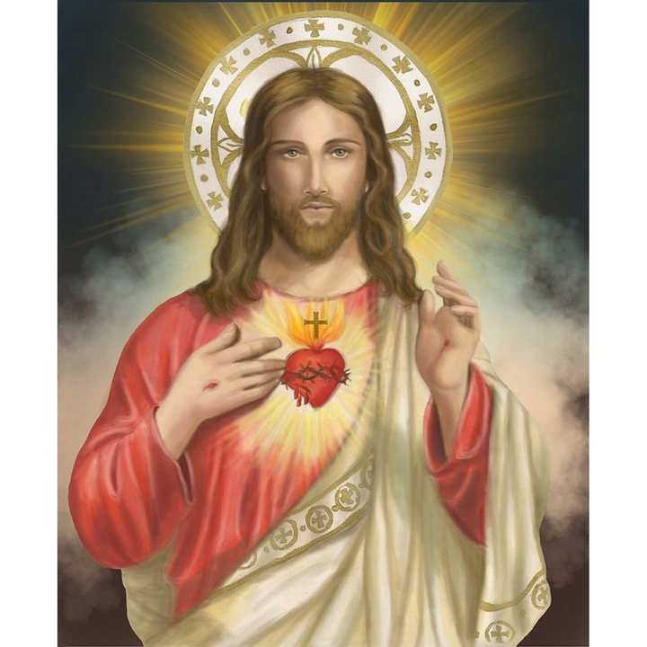 Set de broderie cu diamante 5d, Pictura cu diamante 30x40cm, model 28644318