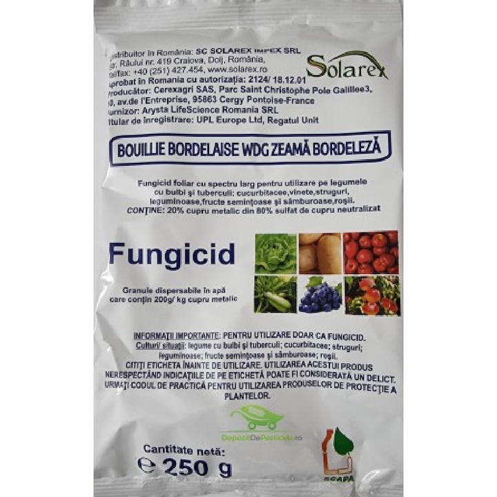 Fungicid Zeama bordeleza 250g