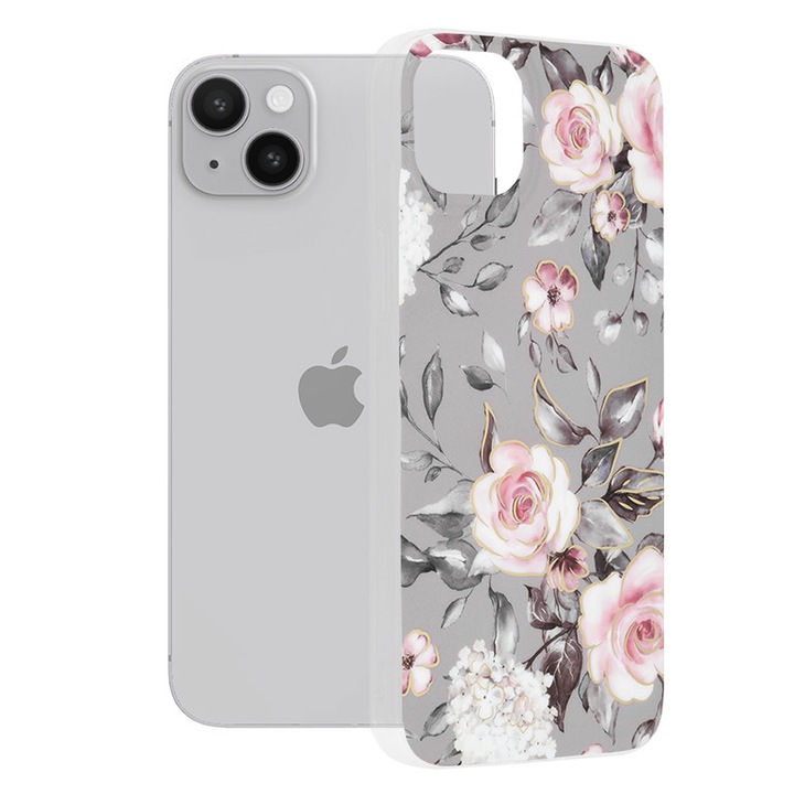 Husa pentru iPhone 14 Plus, Poliuretan, Bloom of Ruth Gray