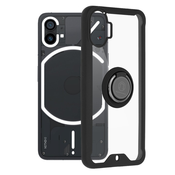 Husa pentru Nothing Phone (1), Metal, Black