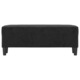 Пейка vidaXL, Черен, 100 x 35 x 41 см, Кадифе
