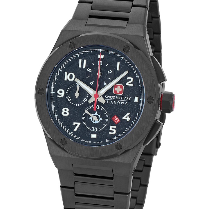 Мъжки часовник Swiss Military SMWGI2102031, Кварц, 43mm, 10ATM