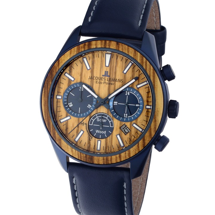 Ceas barbatesc Jacques Lemans 1-2115N, Quartz, 44mm, 10ATM