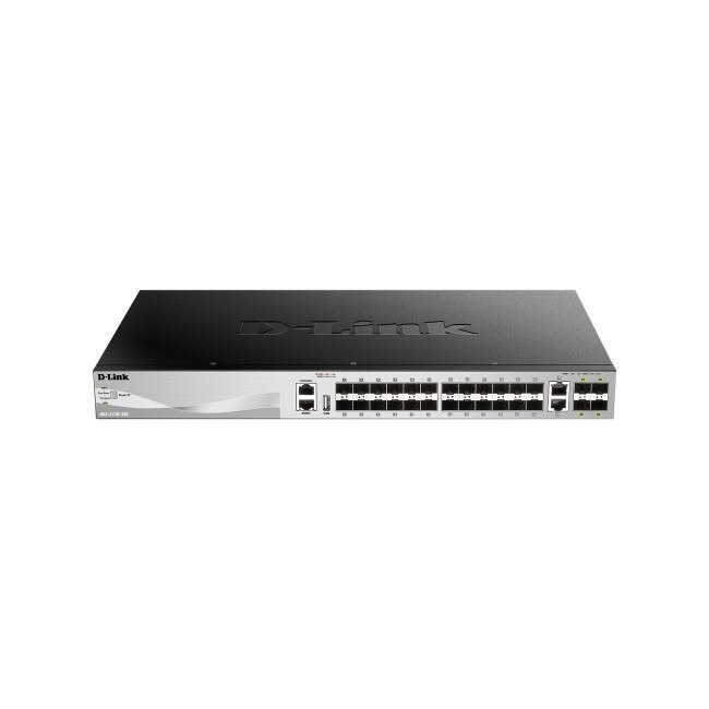 Acces point, D-link, 24 x porturi PoE, 10/100/1000BASE-T, 370 W, DGS ...