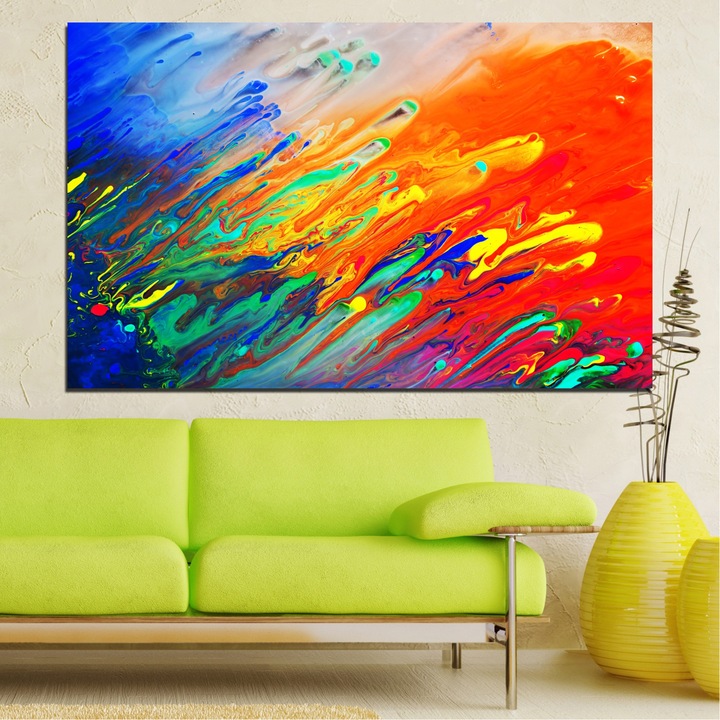Декоративни панели Vivid Home от 1 част, Абстракция, PVC, 35x25 см, №0001