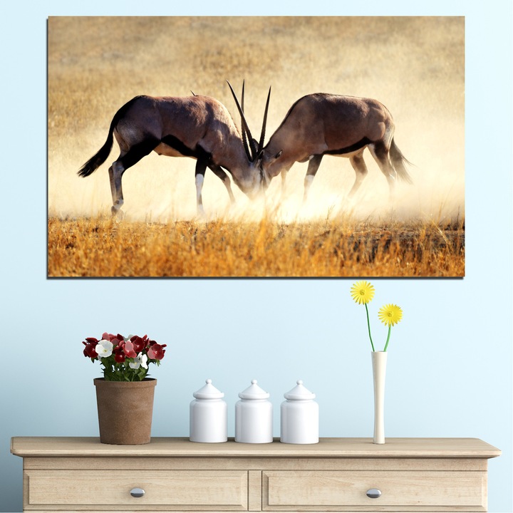 Декоративни панели Vivid Home от 1 част, Животни, PVC, 35x25 см, №0012