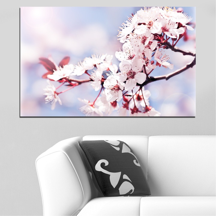Декоративни панели Vivid Home от 1 част, Цветя, PVC, 35x25 см, №0016