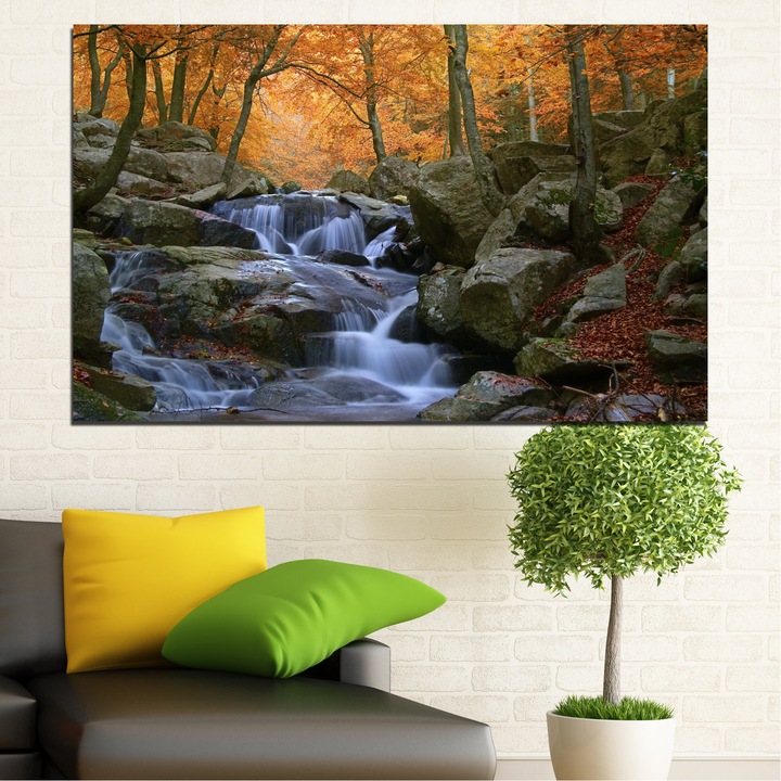 Декоративни панели Vivid Home от 1 част, Вода, PVC, 35x25 см, №0018