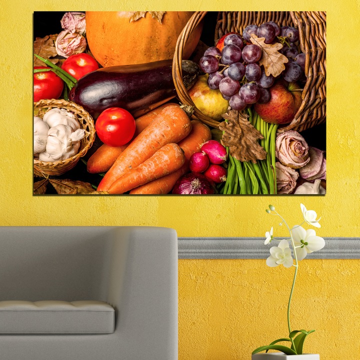 Декоративни панели Vivid Home от 1 част, Кулинарен, PVC, 35x25 см, №0025