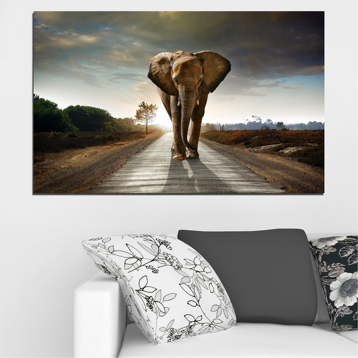 Декоративни панели Vivid Home от 1 част, Животни, PVC, 35x25 см, №0038