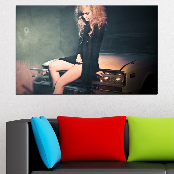 Декоративни панели Vivid Home от 1 част, Жена, PVC, 35x25 см, №0057