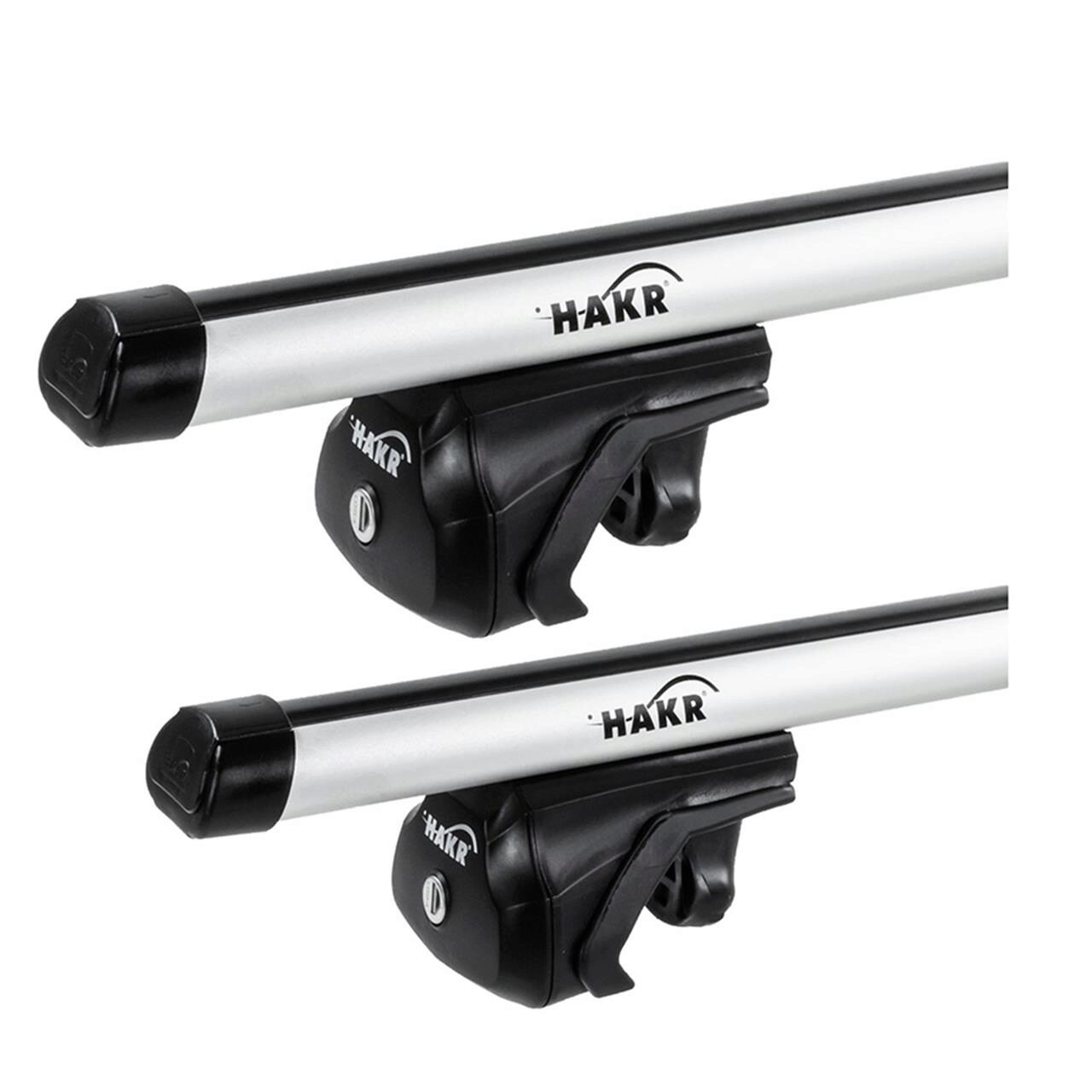 Bare transversale Hakr Aluminiu pentru ALFA ROMEO 159 Sportwagon 5 usi Estate, model 2006-2011, Sistem cu prindere pe bare longitudinale