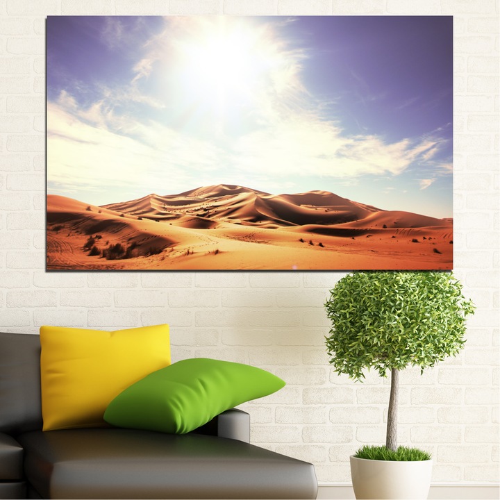 Декоративни панели Vivid Home от 1 част, Слънце, PVC, 35x25 см, №0209