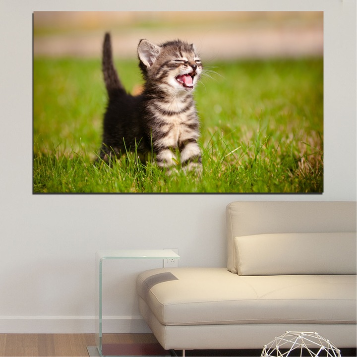 Декоративни панели Vivid Home от 1 част, Животни, PVC, 35x25 см, №0215