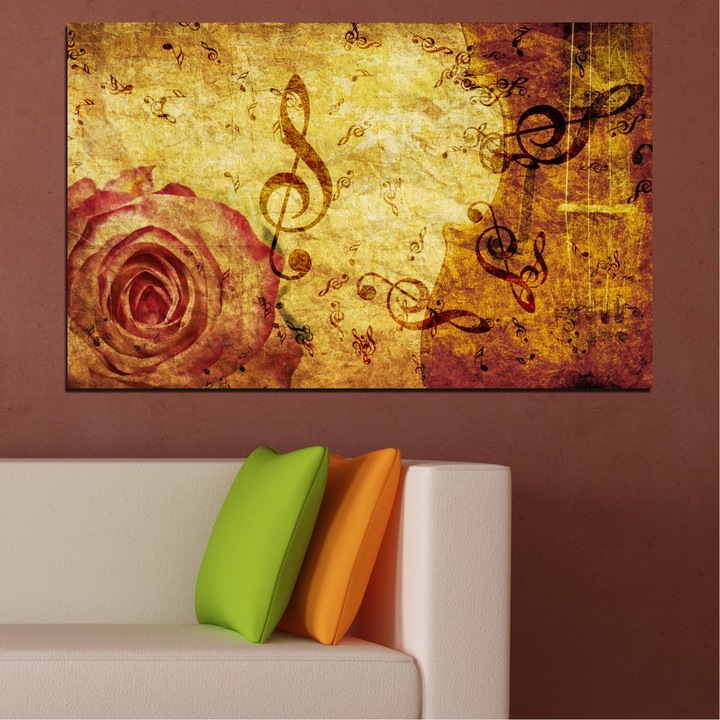 Декоративни панели Vivid Home от 1 част, Колаж, PVC, 35x25 см, №0221