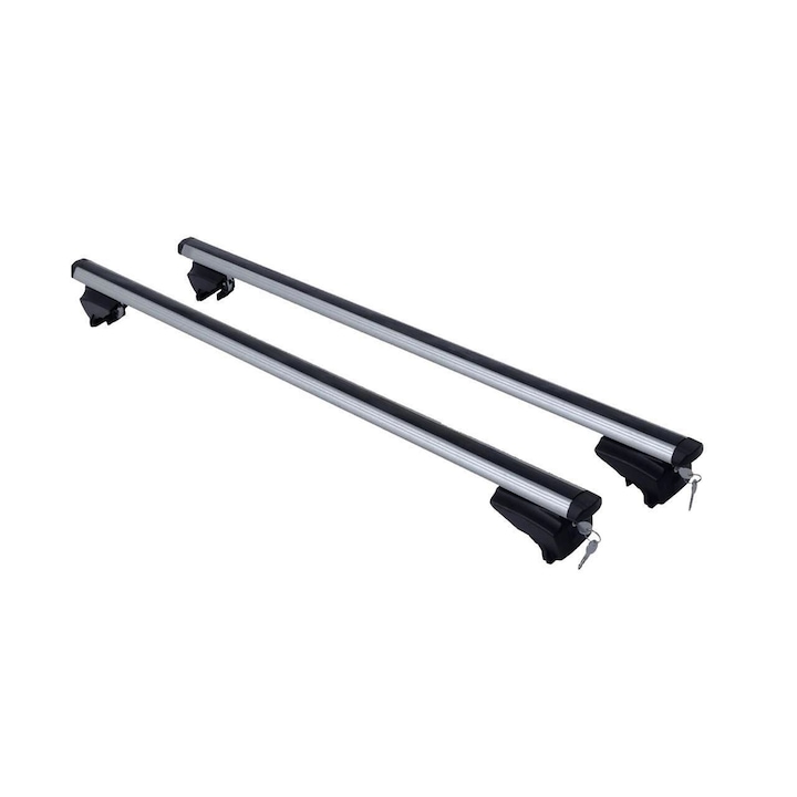 Bare transversale Hakr Aluminiu pentru VOLVO XC90 5 usi SUV, model 2002-2014, Sistem cu prindere pe bare longitudinale