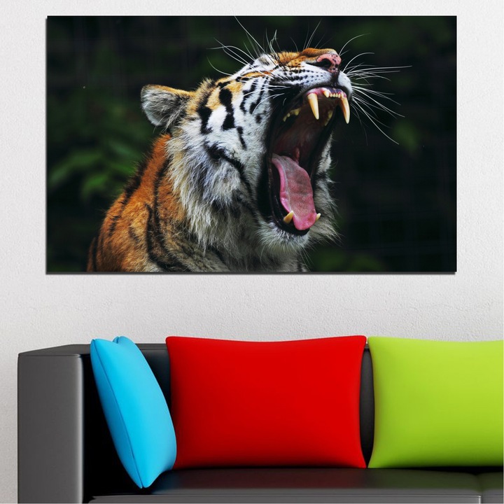 Декоративни панели Vivid Home от 1 част, Животни, PVC, 35x25 см, №0265