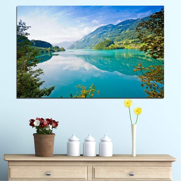 Декоративни панели Vivid Home от 1 част, Природа, PVC, 35x25 см, №0269