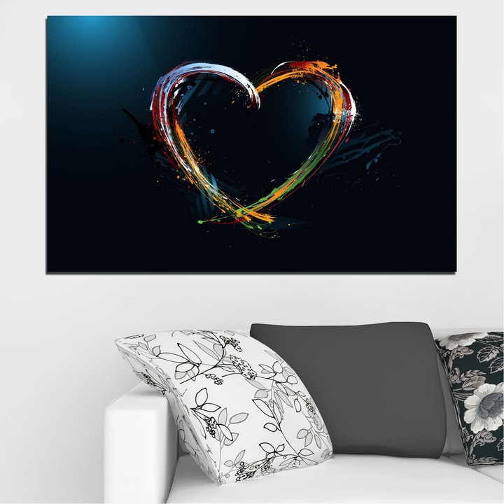 Декоративни панели Vivid Home от 1 част, Абстракция, PVC, 35x25 см, №0272