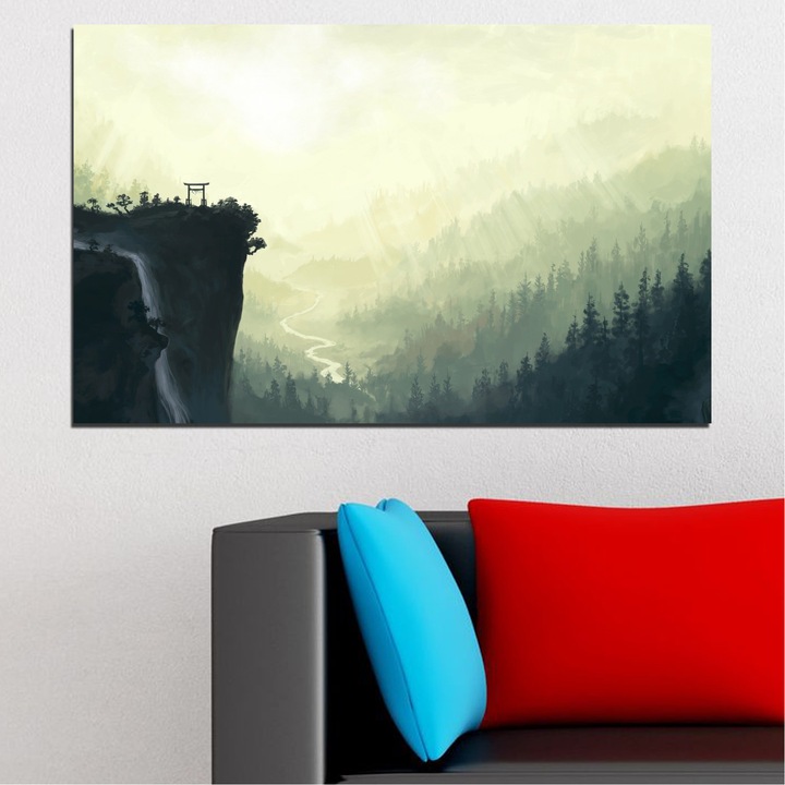 Декоративни панели Vivid Home от 1 част, Природа, PVC, 35x25 см, №0274