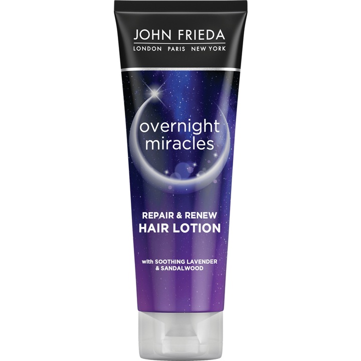 Masca hidratanta pentru par, John Frieda, Overnight Miracles, 100 ml