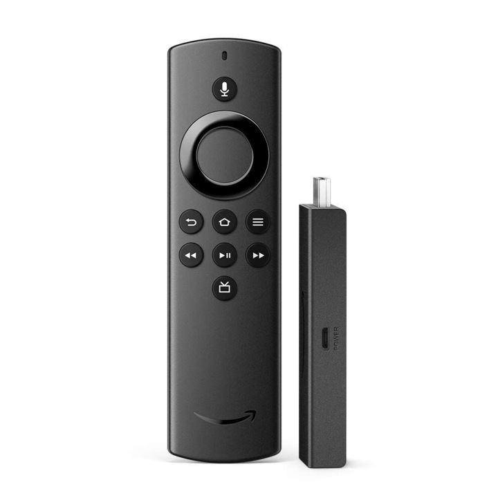 Multimédia lejátszó Amazon Fire TV Stick Lite 2022, Full HD, hangvezérlés Alexa, négymagos, 8 GB, Wi-Fi, Bluetooth, fekete