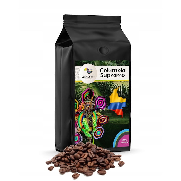 Kávébab Colombia Supremo, Los Gustos, Arabica, 500g