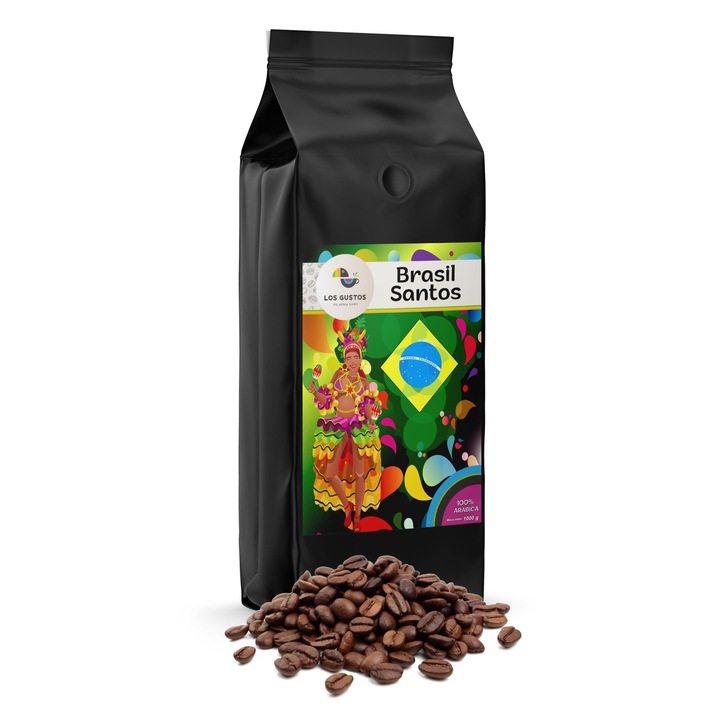 Cafea boabe Brasil Santos, Los Gustos, Arabica, 1000g