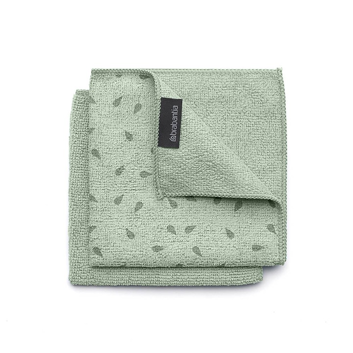 Комплект кърпи микрофибърни Brabantia SinkSide Jade Green, Зелен, 2 броя