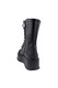 Bocanci dama piele naturala bizon cu catarama siret si fermoar pe lateral talpa masiva wedge negru 37 EU