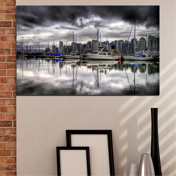 Декоративни панели Vivid Home от 1 част, Вода, PVC, 35x25 см, №0298