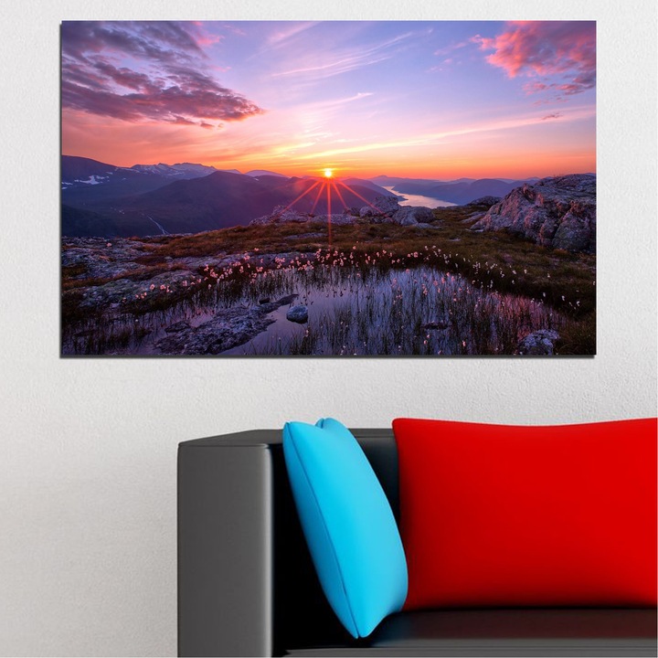 Декоративни панели Vivid Home от 1 част, Природа, PVC, 35x25 см, №0316