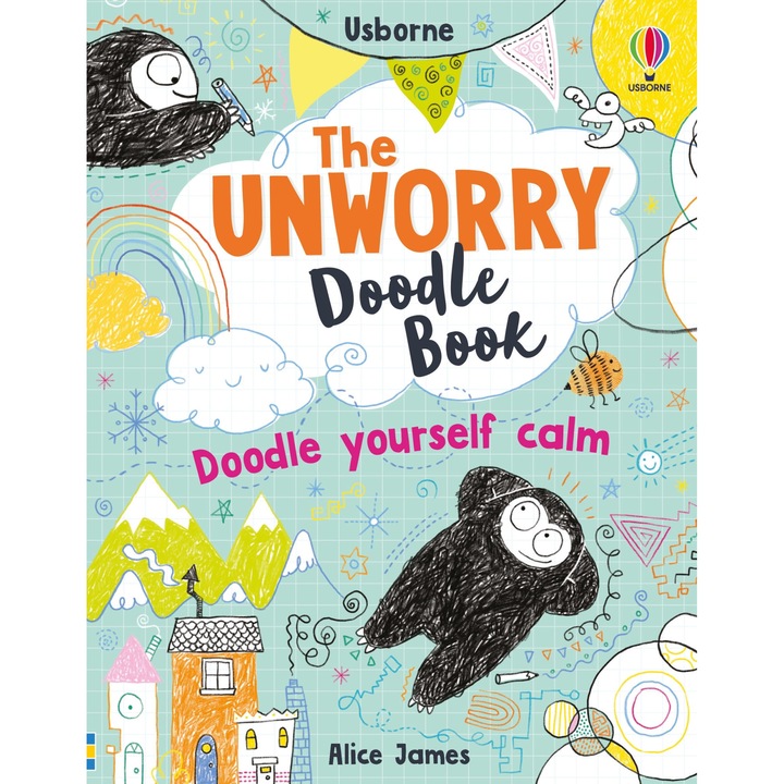 Carete activitati anti plictiseala, Unworry Doodle Book, editura Usborne