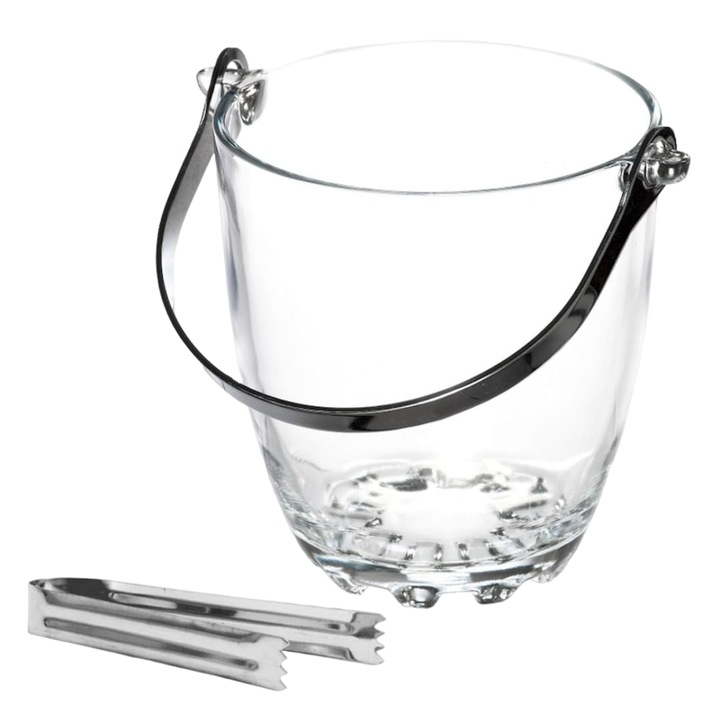 Üvegtörő fém fogóval és fogantyúval, 900ml, 12x12,5cm