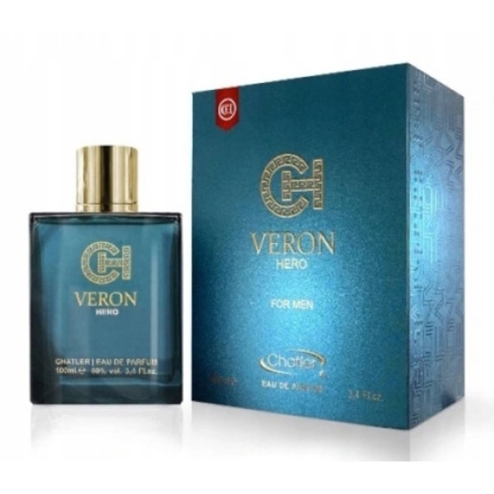 Apa de parfum, Chatler, Veron Hero, 100ml