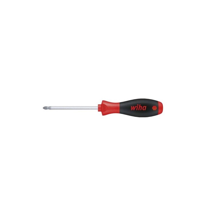 Отвертка с дръжка SoftFinish PZ1 х 80 мм, Wiha