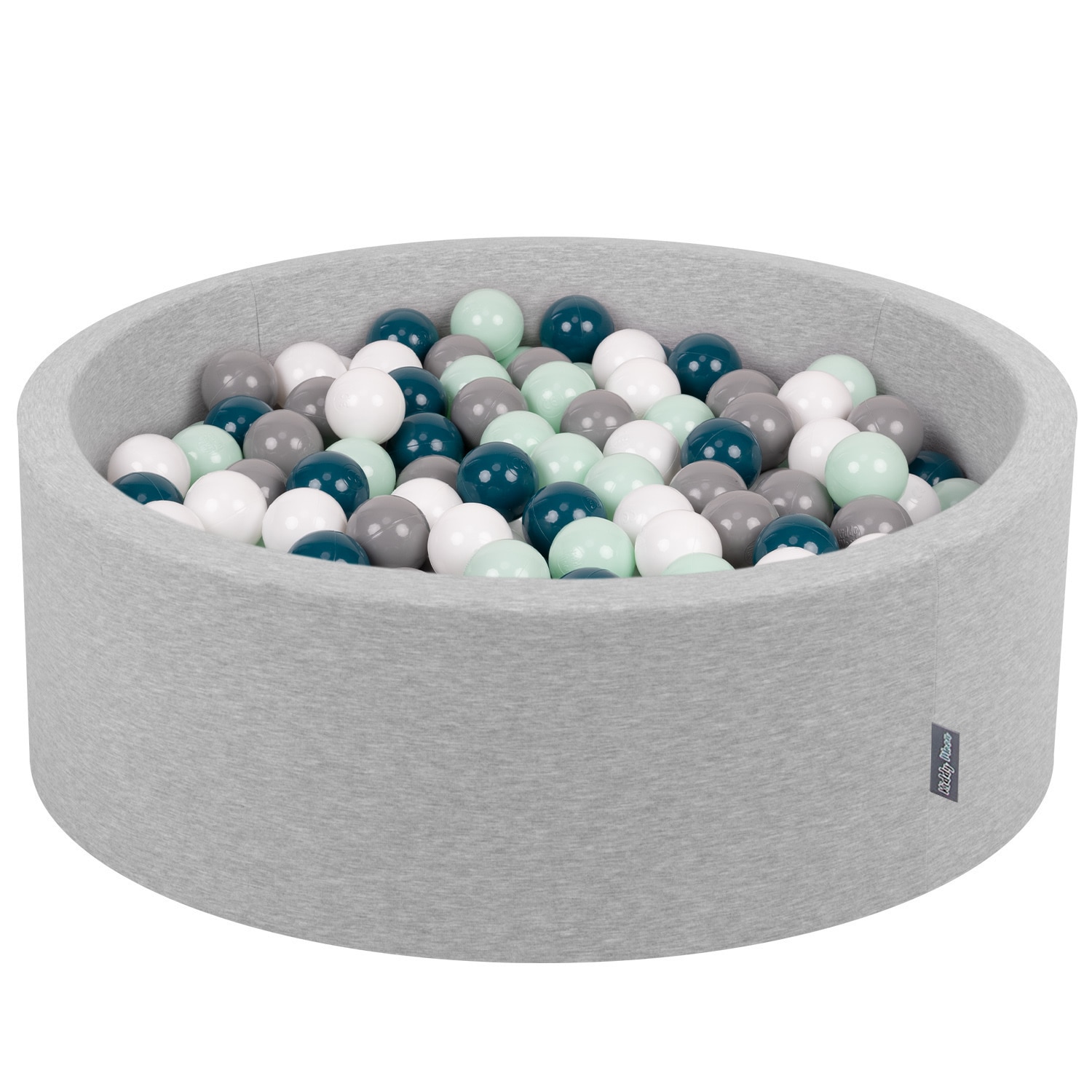 KiddyMoon Schuimspeelplaats Met Rond Ballenbad  200 Ballen Ballenbakken Voor Baby S Speelbad Hindernisbanen Made In The Eu Roze Wit Grijs Poederroze 1153050582