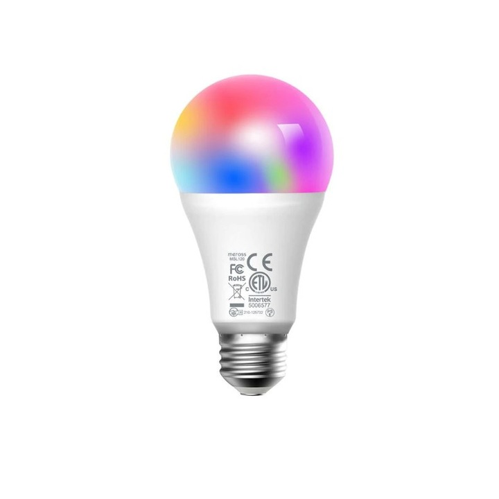 Bec Smart LED 10 W Modificarea Culorilor WiFi, Compatibil cu Apple si Samsung, Reflection Vision