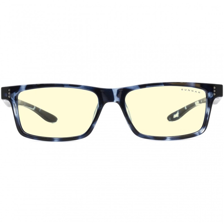 Gunnar Cruz Kids Large Számítógép védőszemüveg, Navy Tortoise, 8-12 éves korig