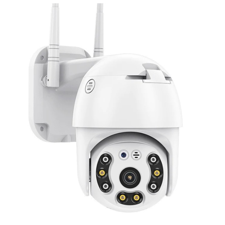 Camera supraveghere Full HD, WIFI, 3MP, Night Vision, vedere color nocturn, Micro SD, Rotire 360, detectie forma umana