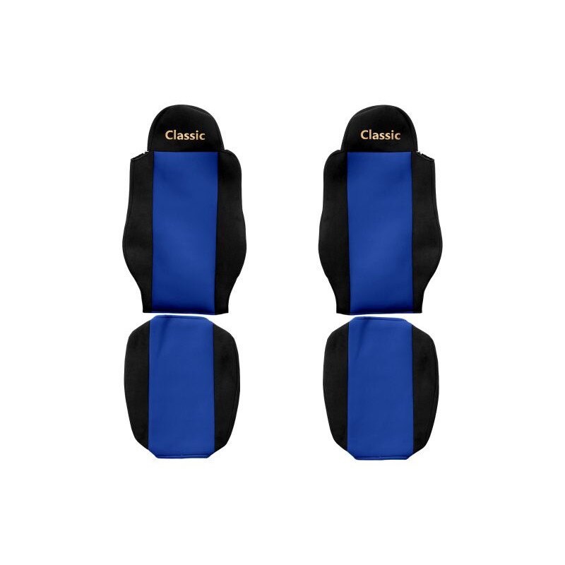 Siège Housses Noir Avec Beige Eco Cuir pour Renault T 430-500 2015/2021 Camion