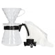Set cafea V60 Dripper, Server, Filtre, Pizca del Mundo, Transparent
