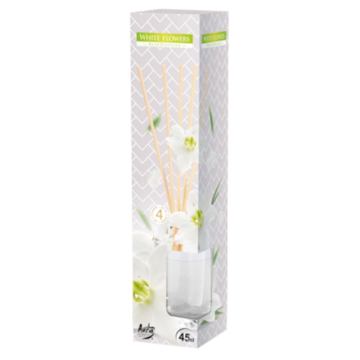 BISPOL pálcás légfrissítő, White Flowers 45ml