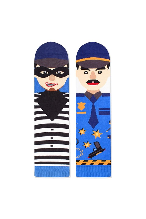 Arty Socks Памучни чорапи Politist, 31-34 EU, Многоцветни