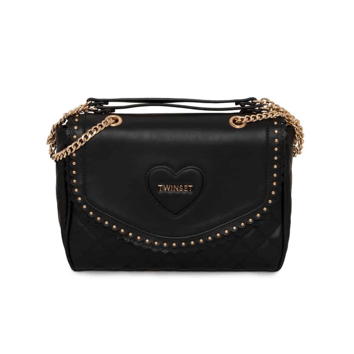 Twinset kézitáska, 222TY8019, Fekete