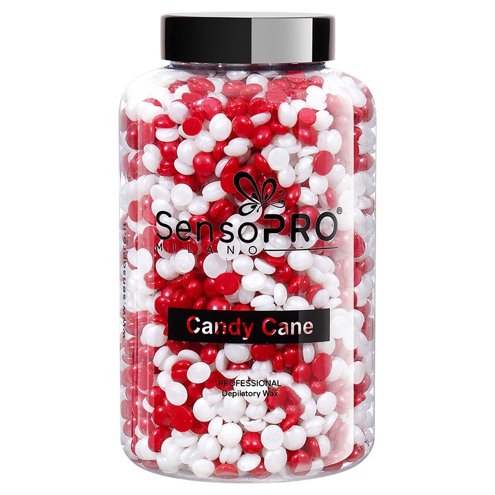 SensoPRO Milano Candy Cane Premium еластичен епилиращ восък, 400гр