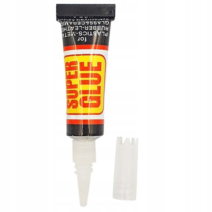 Cianoakrilát ragasztó Super Glue, Rosfix, folyékony, 2 g, áttetsző