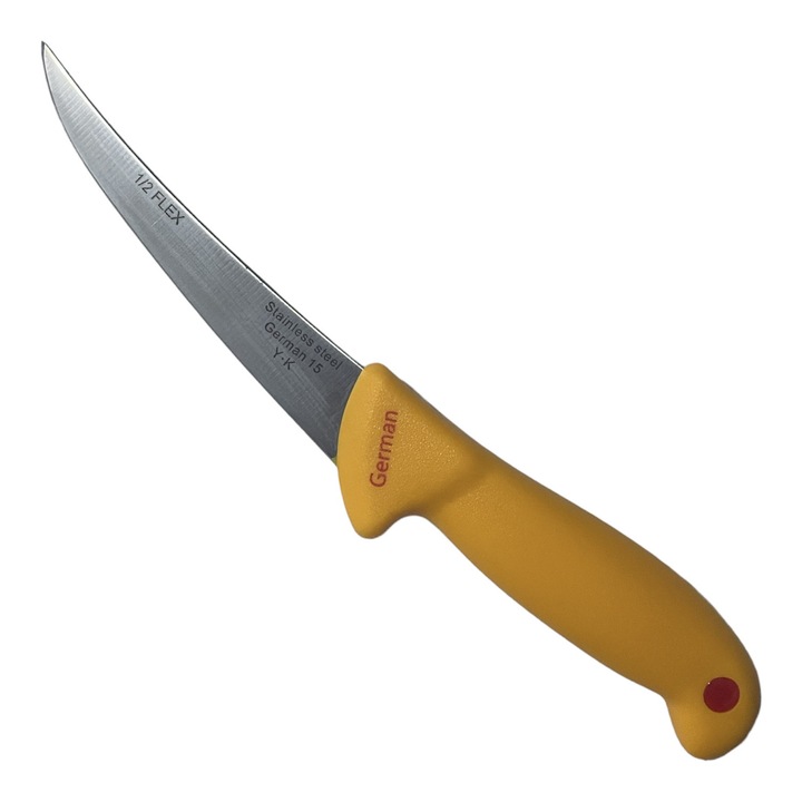 Cutit macelar lama 13cm, galben, TS-29002 Galben