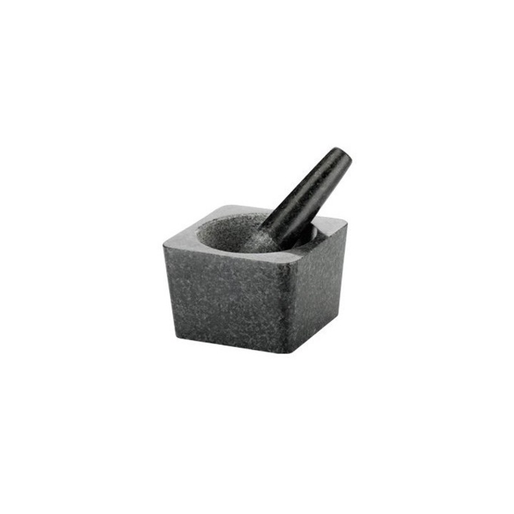 Zdrobitor, Tescoma, Granit, Negru, 1 buc